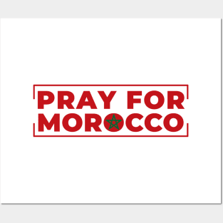 Pray for Morocco - Support Moroccans Posters and Art